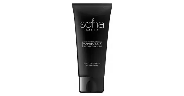 Soha Sardinia Scrub Viso Triple-Peeling Ossidiana 60 ml